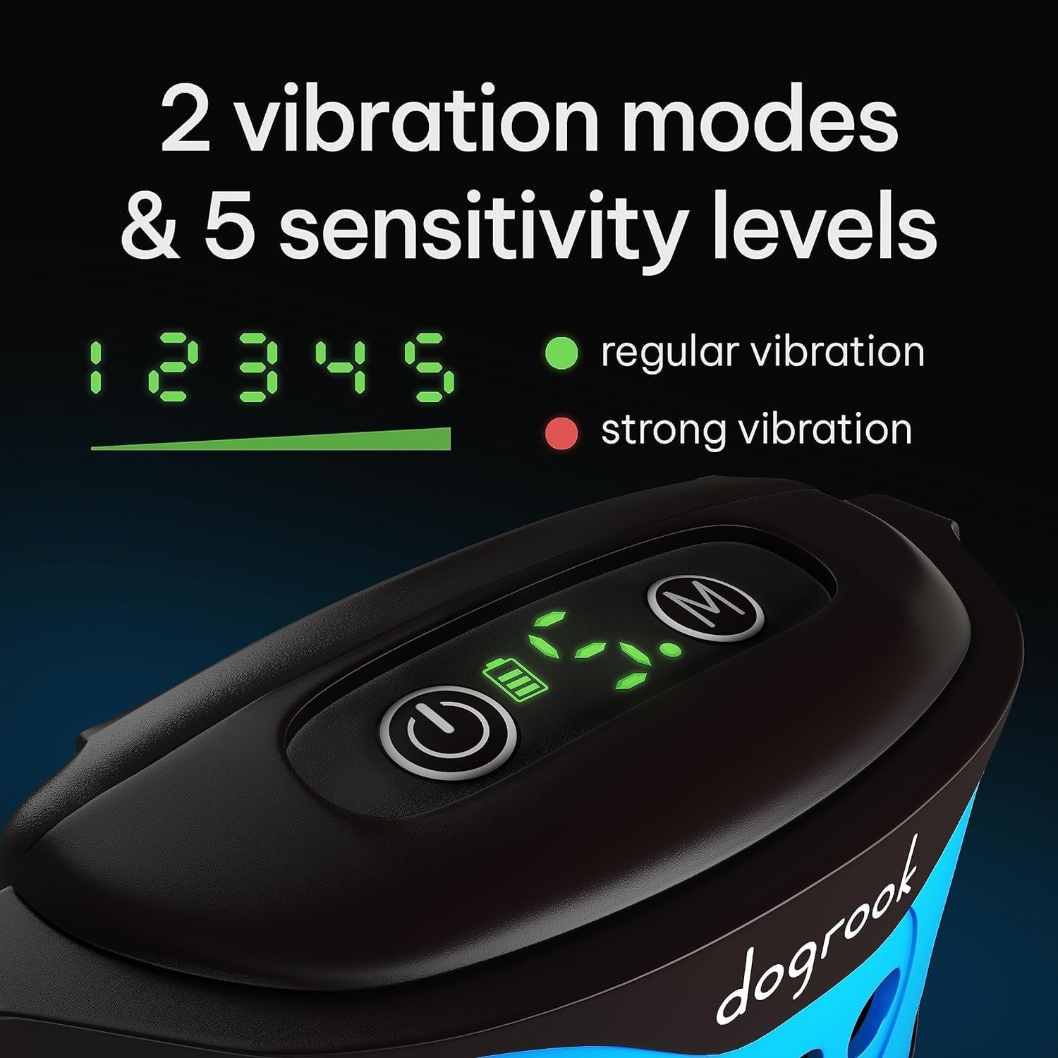 Effective Dog Bark Collar | Smart Training Device with Beep & Vibration | Rechargeable, Waterproof & No Shock | Suitable for All Sizes (12-110 Lbs)