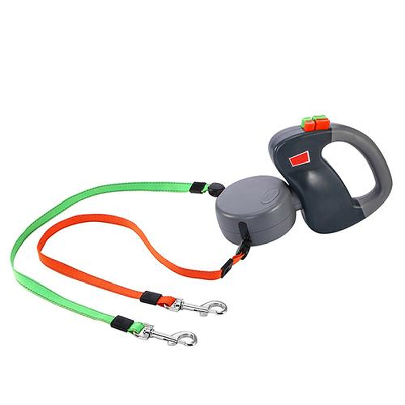 Ultimate Retractable Dual Pet Dog Walking Leash - Walk Two Dogs with Ease!