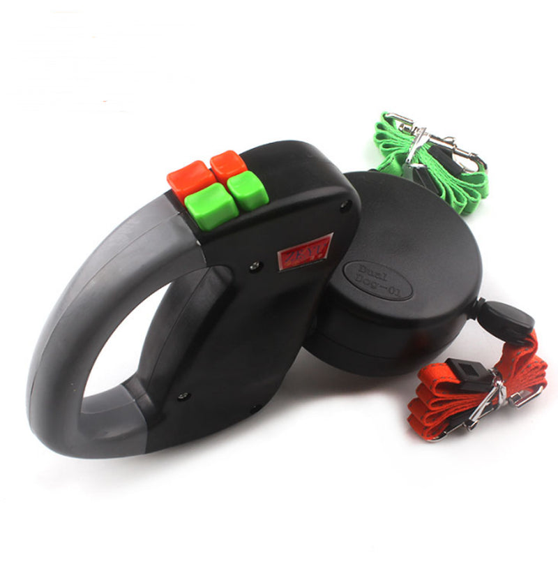 Ultimate Retractable Dual Pet Dog Walking Leash - Walk Two Dogs with Ease!