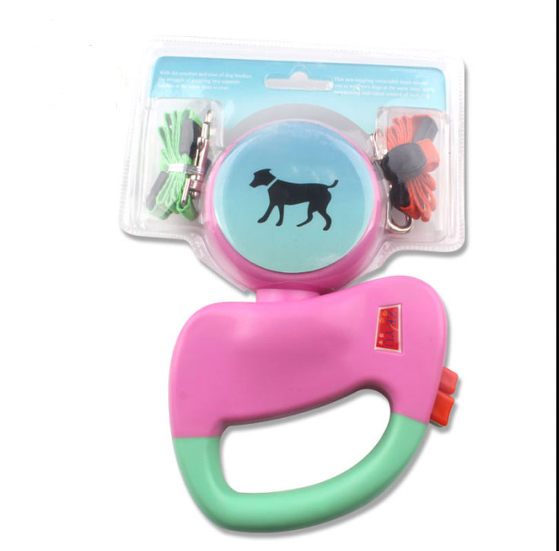 Ultimate Retractable Dual Pet Dog Walking Leash - Walk Two Dogs with Ease!