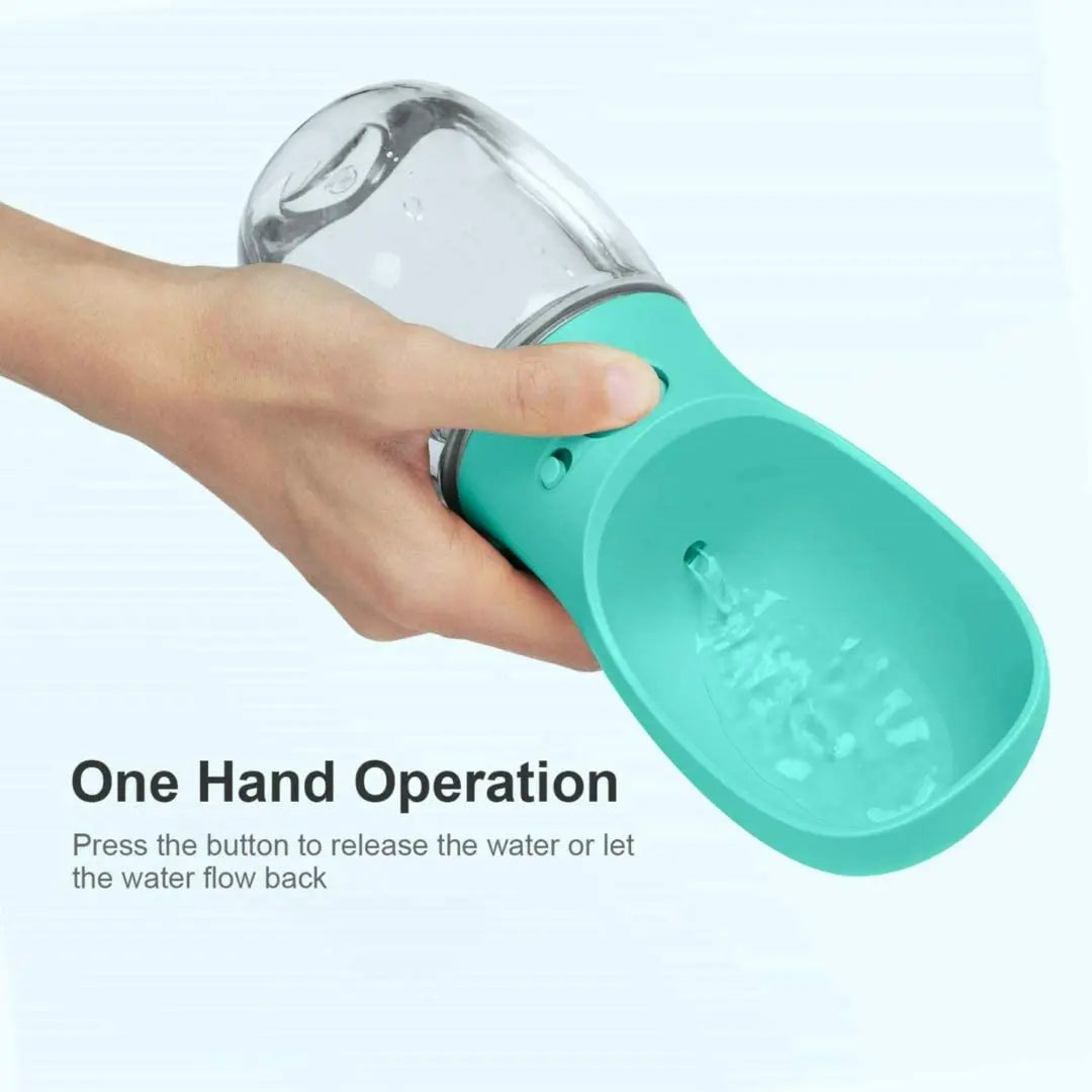 Portable Pet Water Bottle - Ideal Travel Feeder for Dogs & Cats - Outdoor Hydration Dispenser
