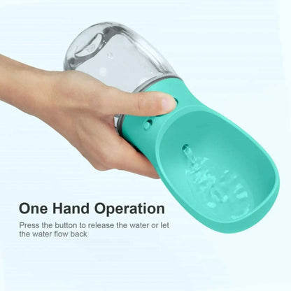 Portable Pet Water Bottle - Ideal Travel Feeder for Dogs & Cats - Outdoor Hydration Dispenser