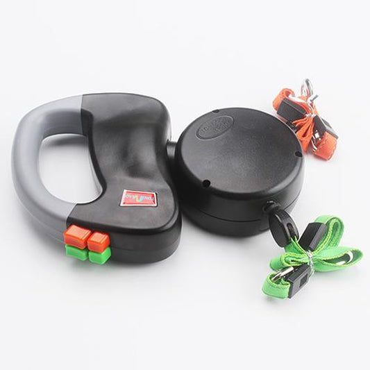 Ultimate Retractable Dual Pet Dog Walking Leash - Walk Two Dogs with Ease!