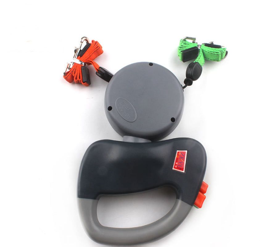 Ultimate Retractable Dual Pet Dog Walking Leash - Walk Two Dogs with Ease!