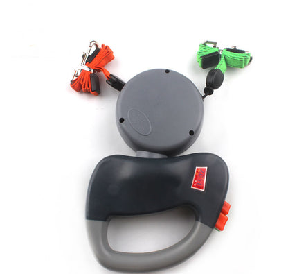 Ultimate Retractable Dual Pet Dog Walking Leash - Walk Two Dogs with Ease!