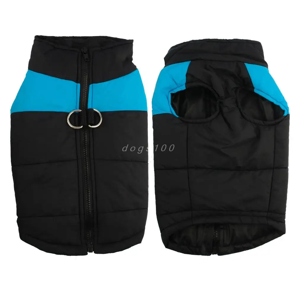 Cozy Winter Dog Jackets - Stylish & Warm Vests for Small to Large Breeds - Available in 4 Colors & Sizes S-5XL