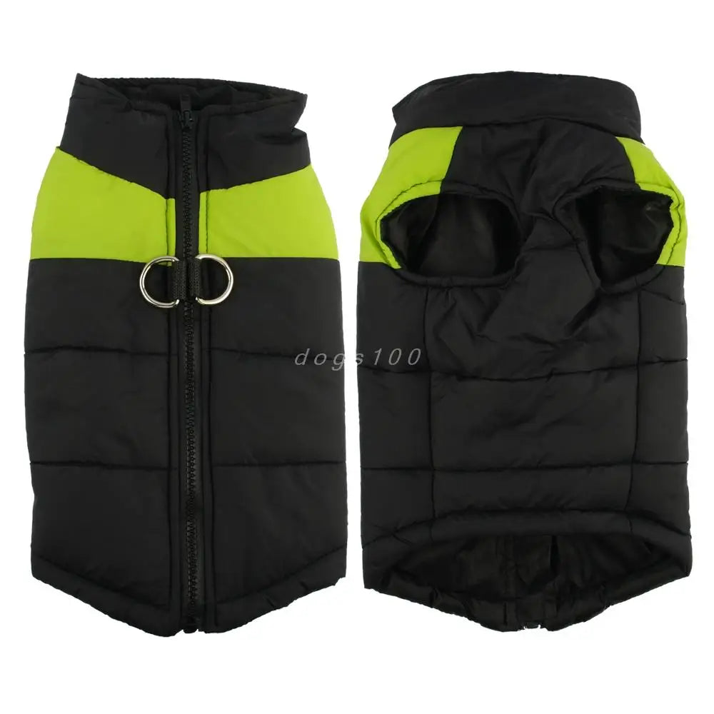 Cozy Winter Dog Jackets - Stylish & Warm Vests for Small to Large Breeds - Available in 4 Colors & Sizes S-5XL