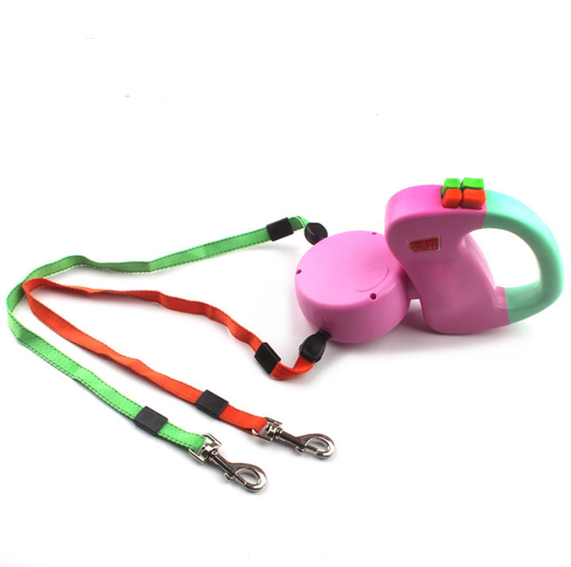 Ultimate Retractable Dual Pet Dog Walking Leash - Walk Two Dogs with Ease!