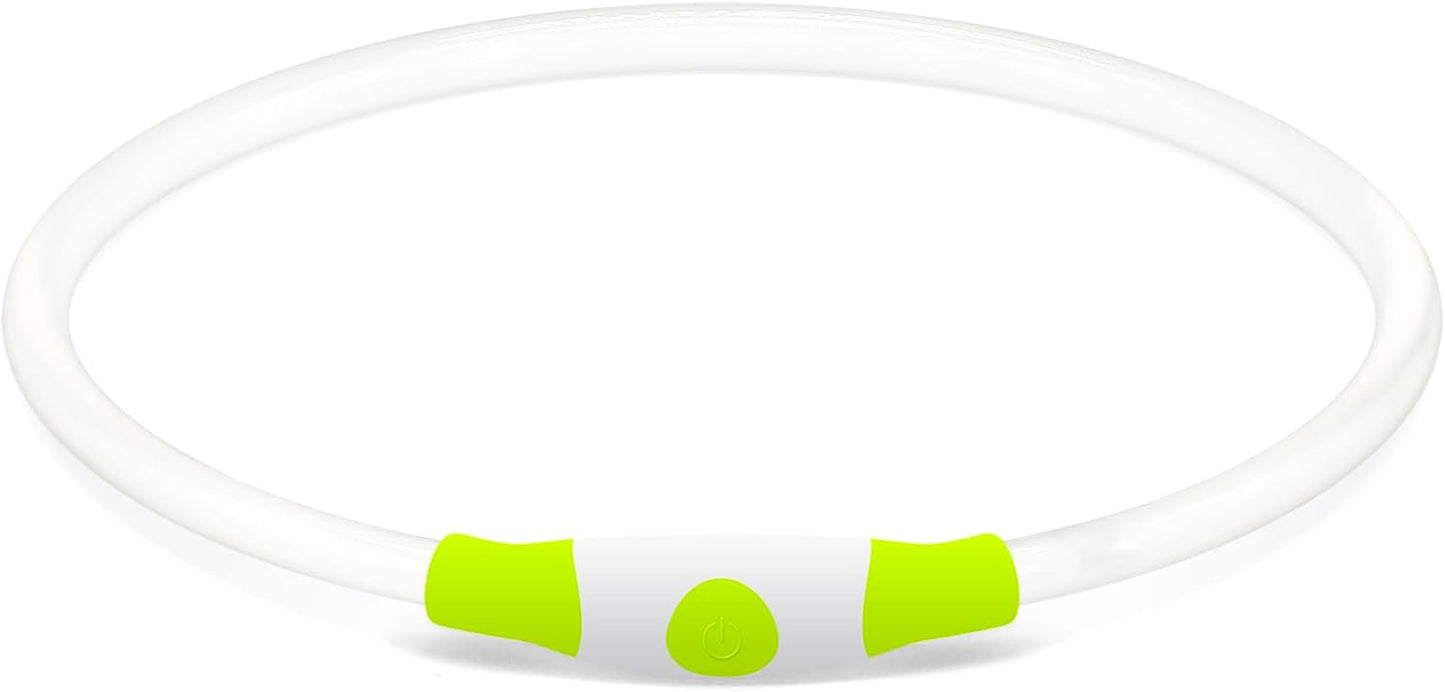 Illuminate Your Dog's Safety: USB Rechargeable LED Collar for All Sizes - Be Seen at Night!