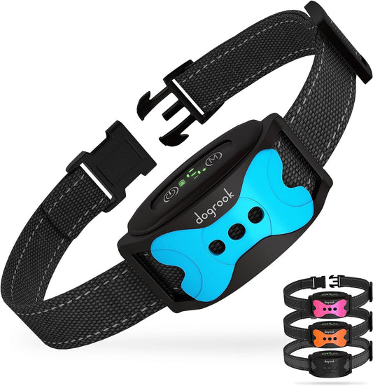 Effective Dog Bark Collar | Smart Training Device with Beep & Vibration | Rechargeable, Waterproof & No Shock | Suitable for All Sizes (12-110 Lbs)